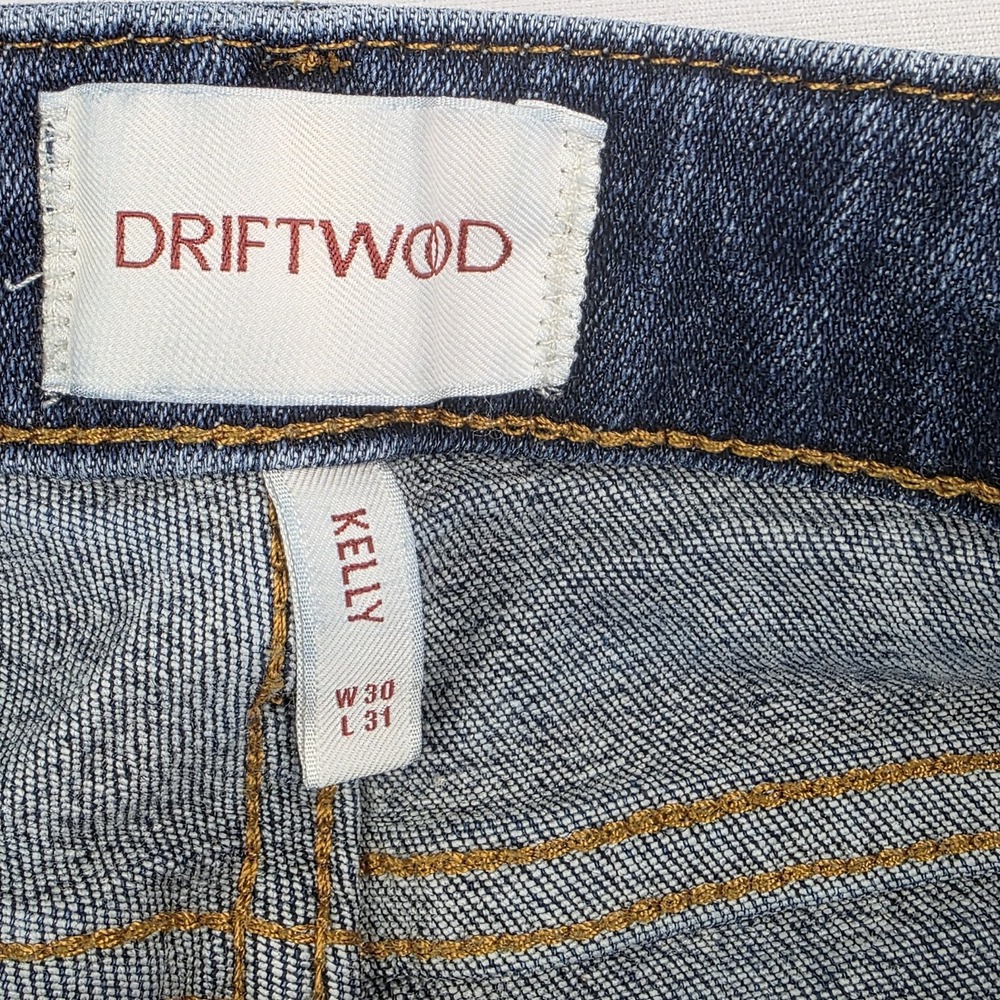 Driftwood Jeans Womens Size 30 Kelly Mid Rise Bootcut Medium Wash Blue Denim - Picture 5 of 9